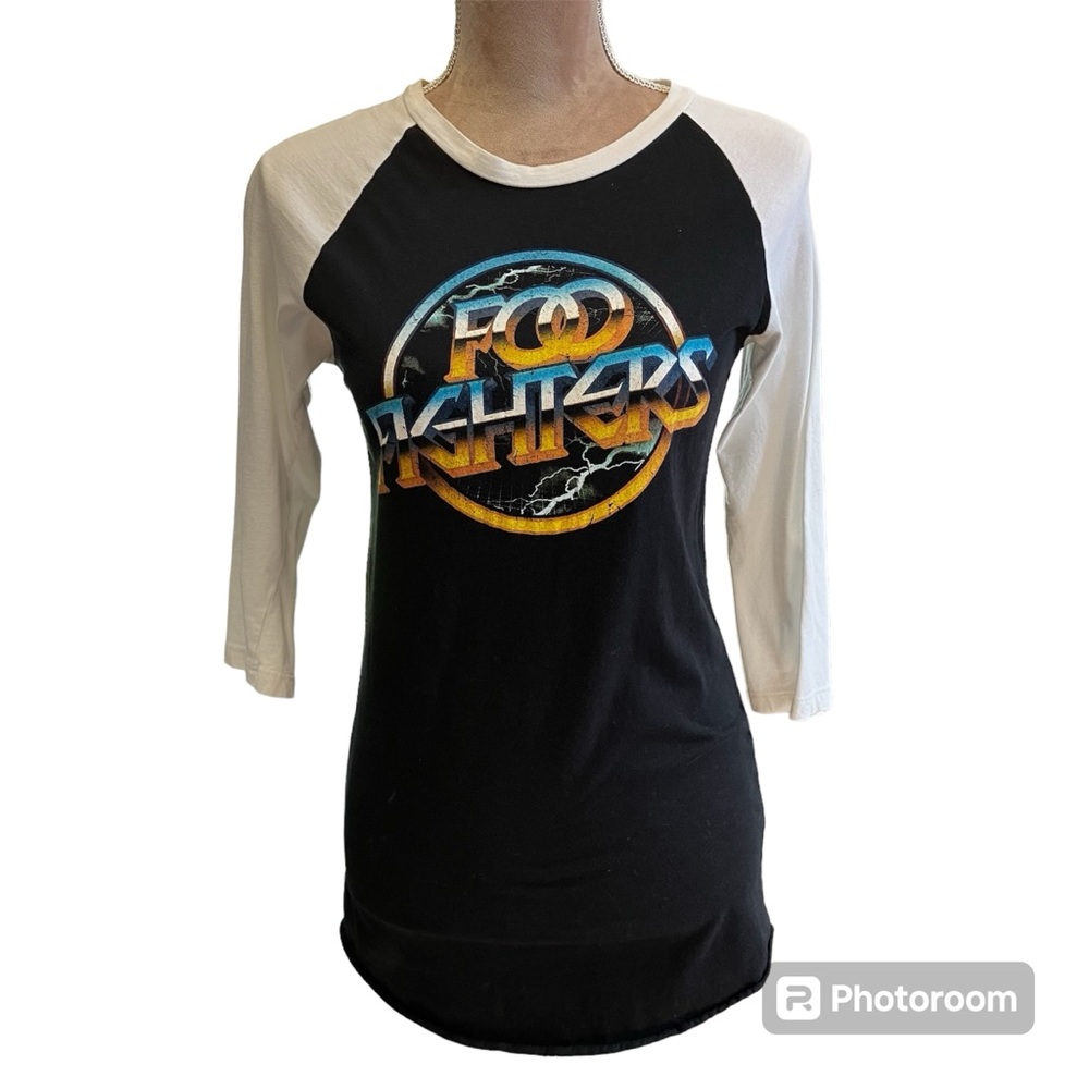 Foo Fighters Raglan Concert Tee Small